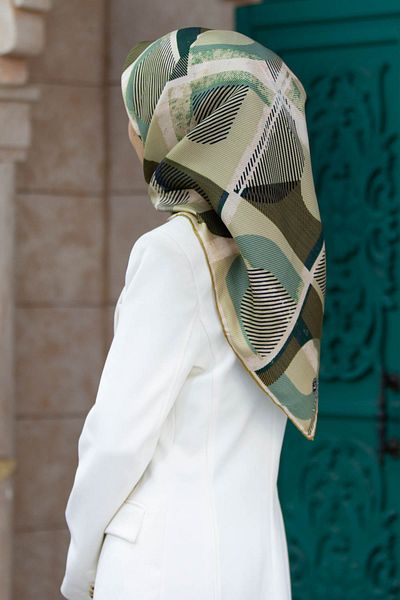 Vissona Μεταξωτό κασκόλ Twill