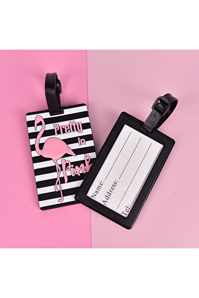 Boldy Etichetă pentru valiză Flamingo - Etichetă pentru bagaj - Etichetă pent...