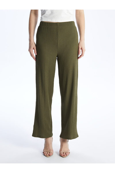 LC Waikiki Női - Egyenes nadrág elasztikus derékkal