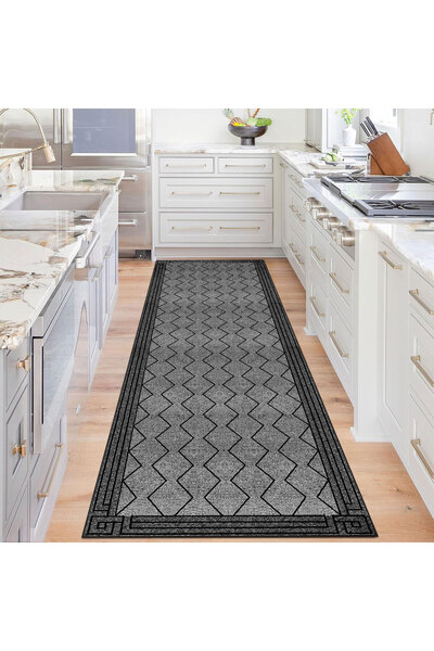 VİVİCAHOME Modern Dijital Baskı Dört Mevsim Yıkanabilir Kaymaz Taban Salon Ha...