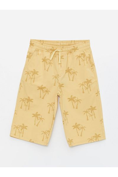 LC Waikiki Boy's Shorts - Patterned and Elastic Waist