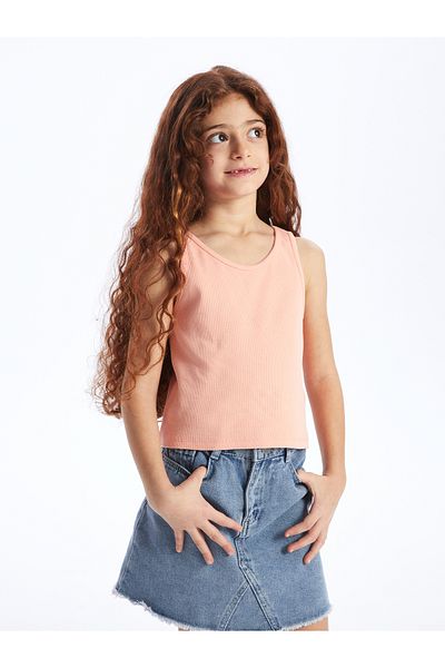 LC Waikiki Crew Neck Girls' Tank Top - Basic Model