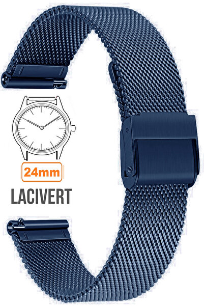 COBRA حزام شبكي معدني سميك متوافق مع ساعة Fossil-Welder-Casio-Seiko-Omega-Arm...