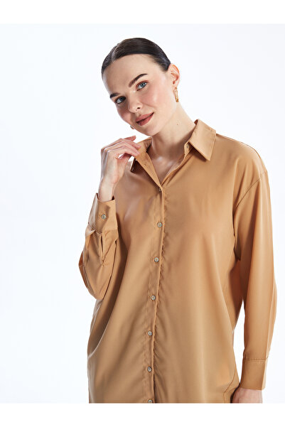 LC Waikiki Oversize dámská tunika - obyčejný dlouhý rukáv