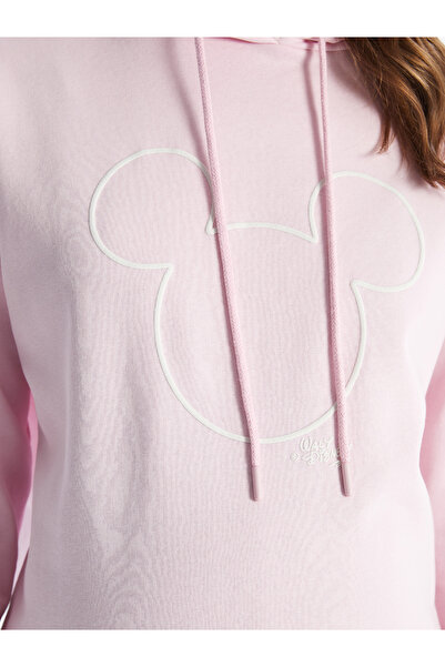 LC Waikiki Oversize těhotenská mikina s dlouhým rukávem s potiskem Mickey Mouse