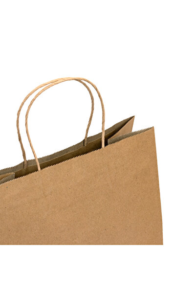 HDF PAZARLAMA Kraft Kağıt Çanta/torba 50 Adet 25x12x31