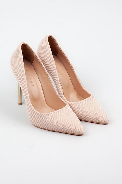 Adım Adım Thin Heeled Beige Heeled Stiletto