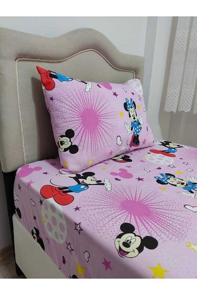 Garden Home Single Ranforce Fabric Fitted Sheet Set
