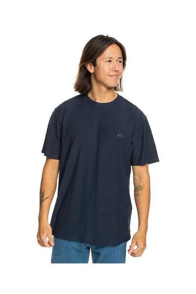 Quiksilver Ανδρικό μπλουζάκι με στρογγυλή λαιμόκοψη σε μπλε ναυτικό Eqykt04337-byj0