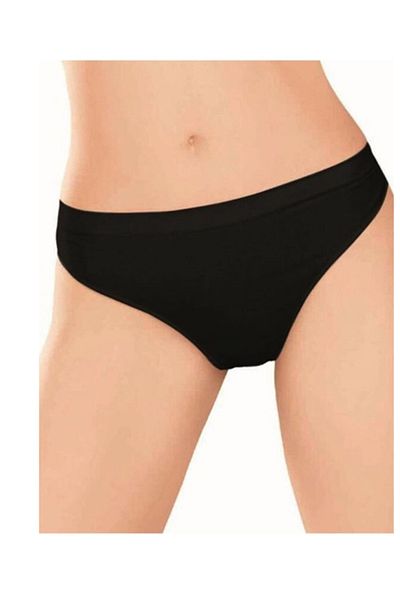 MODELLİFE Women's Seamless Flexible Slip Panties, Seamless Panties, Non-Marking Panties Black Elite Life