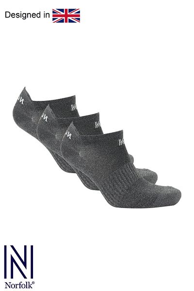 NORFOLK Чорапи Izzy Multi-sport Ultra Light Low Cut, 3 чифта, сиви