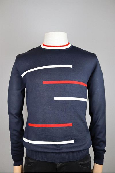 Nehir 234102201 RIVER O-COLLAR KNITWEAR NAVY BLUE
