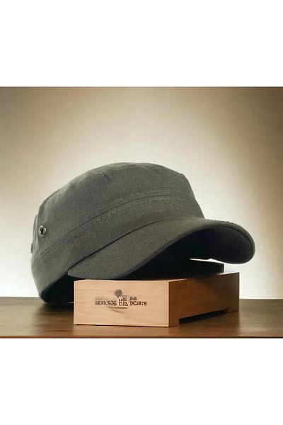 Shopiolog 100% Linen Seasonal Unisex Castro Hat Cap Cap