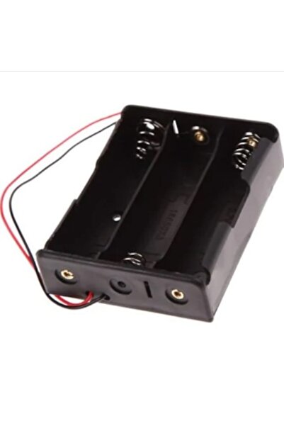 EmAyCenter 5Adet - 18650 Pil Uyumlu ÜÇLÜ Pil Yatağı Pil Yuvası Pil Kutusu 3