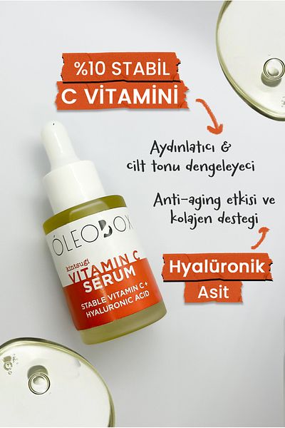 Oleobox Kintsugi Stable Vitamin C and Hyaluronic Filler Globe & Anti-Aging and Blemish & Brightening Serum