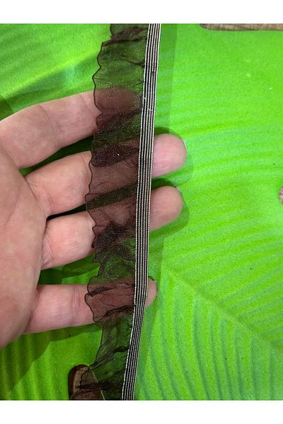 Gönülden Tasarım EN 3 CM TUL ELASTIC VOLANTĂ PENTRU CUSUT ACCESORIUL ÎMbrăcămintei 1 METR