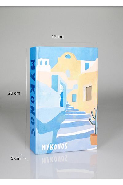 4nio MYKONOS DECORATIVE BOOK BOX