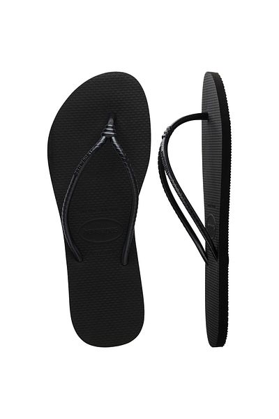 Havaianas Tubular Black Slippers 0090