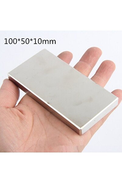 Dünya Magnet Çok Güçlü Neodyum Mıknatıs - Dev Boy - 100mm X 50mm X 10mm