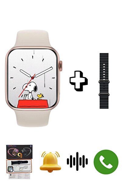 GoMarkt Xiaomi Mi Lite 11 Uyumlu iPhone 15 Uyumlu Watch 9 Tasarımlı T900 ProM...