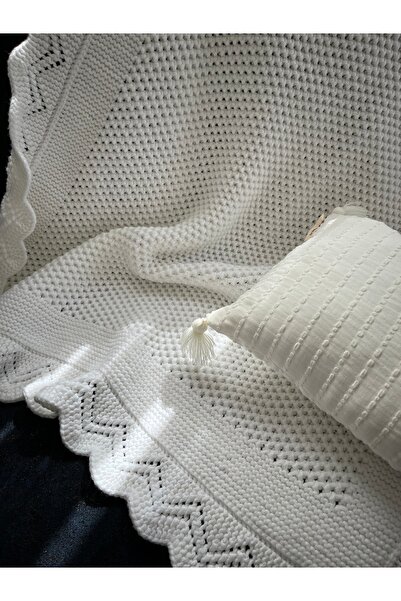 Zu baby Collection El Örgüsü Bebek Battaniyesi ,  organik  , Bebek odası Deko...