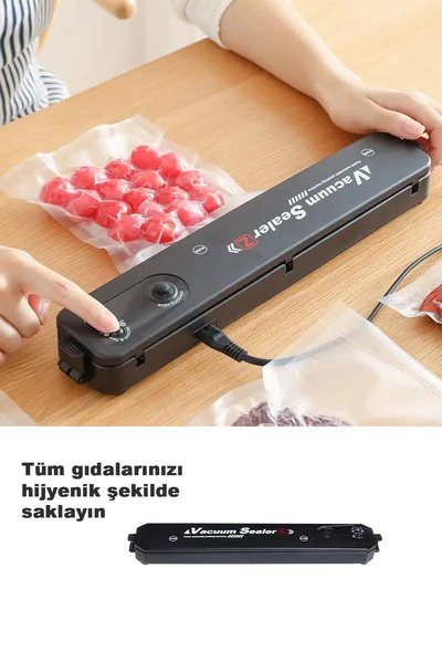 Genel Markalar SyonVac Sağlam Yapılı Ev Tipi Gıda Vakumlama Ve Kaliteli Yapış...