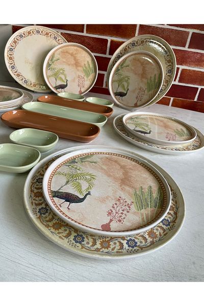 Keramika 19 Piece Nordic Breakfast Set