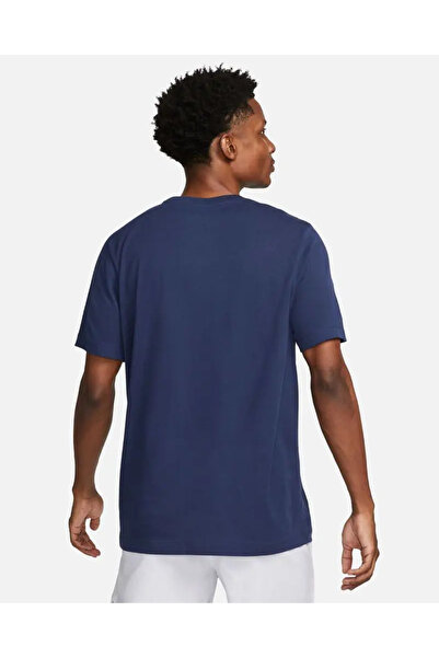 Nike Футболка Dri-FIT Tee Running Lacivert Erkek FJ2362-410