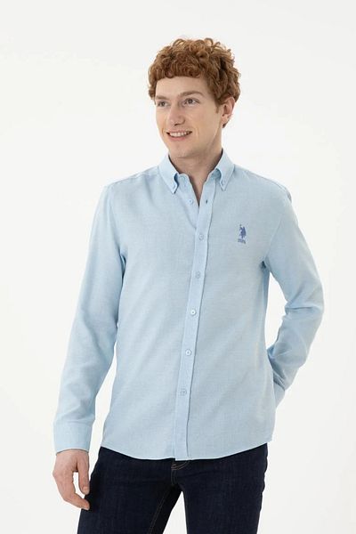 U.S. Polo Assn. Pánská košile s dlouhým rukávem G081GL004.0001831520 TEKSPOR