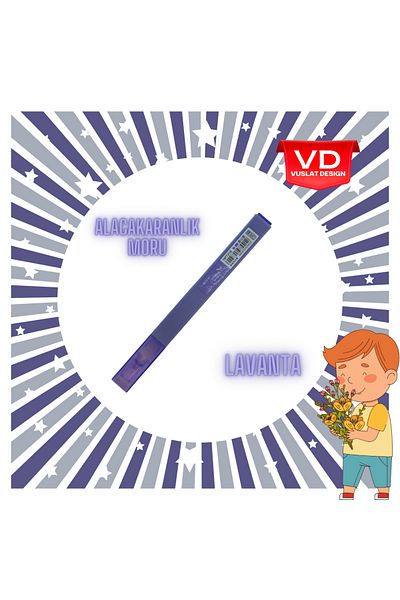 Vuslat Design Scented Highlighter Flower Scented Brush Tip Pen Highlighter Marker Pen
