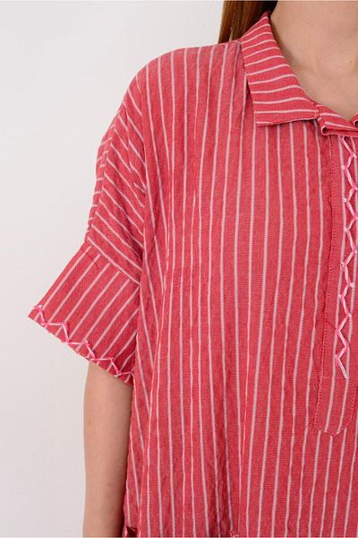 Rabiossa Rochie de damă cu dungi boeme