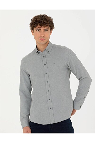 Pierre Cardin Slim Fit Long Sleeve Shirt