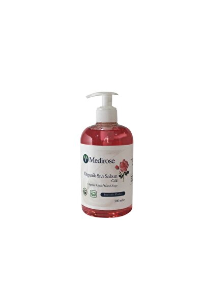 Organik Gül Sıvı Sabun - Nemlendirici & Ferahlatıcı Cilt Bakımı (500ML)