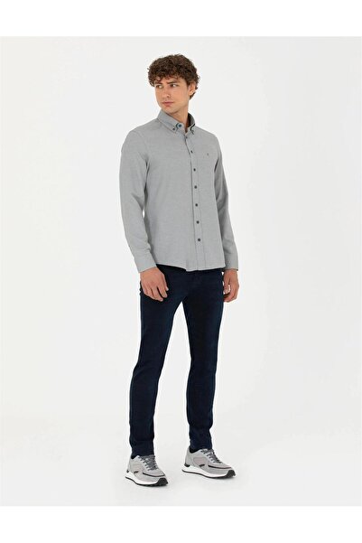 Pierre Cardin Slim Fit Long Sleeve Shirt