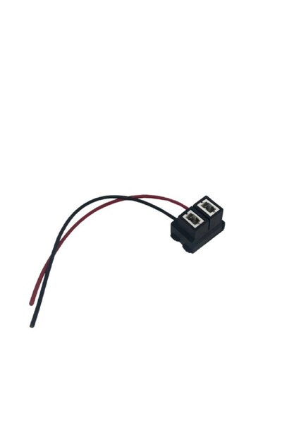 Eks H7 Far Ampul Duy Soketi Uyumlu Seramik Gümüş Terminal Bakır Kablo 1 Adet