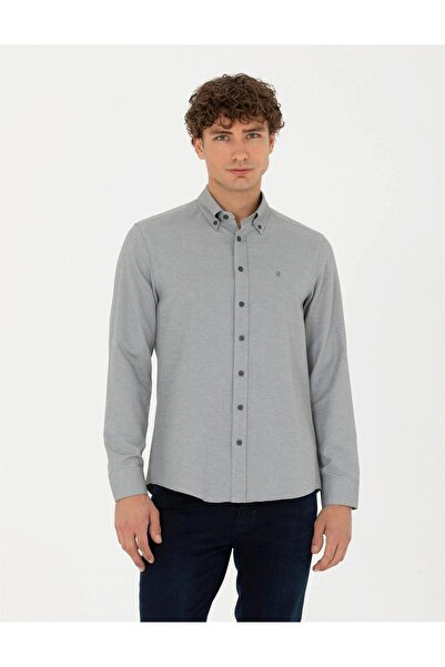 Pierre Cardin Slim Fit Long Sleeve Shirt