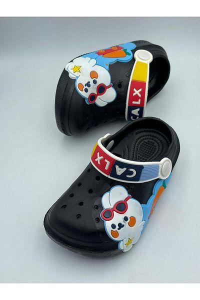 Hızlı Al CUTE RABBIT FIGURED CHILD BABY SANDALS SLIPPERS CROSS SLIPPERS