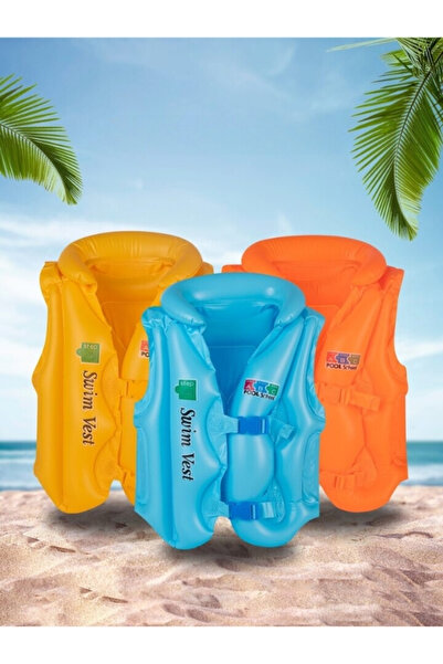 TUENGİ STORE 3-8 Yaş Can Yeleği Ayarlanabilir Güvenlik Tokalı Çocuk Şişme Can...