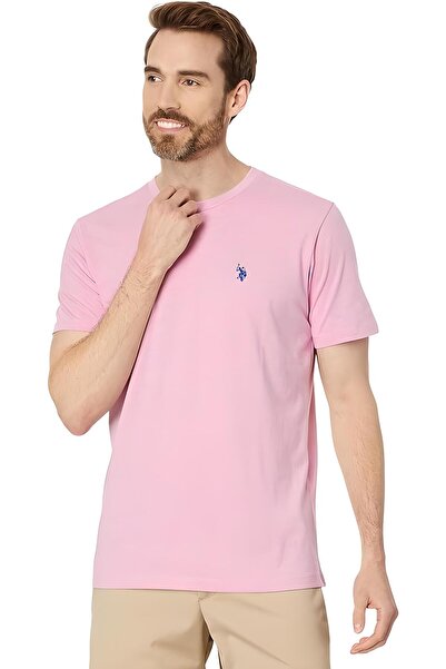 U.S. Polo Assn. ERKEK  BASIC  BİSİKLET YAKA NAKIŞLI  T-SHİRT