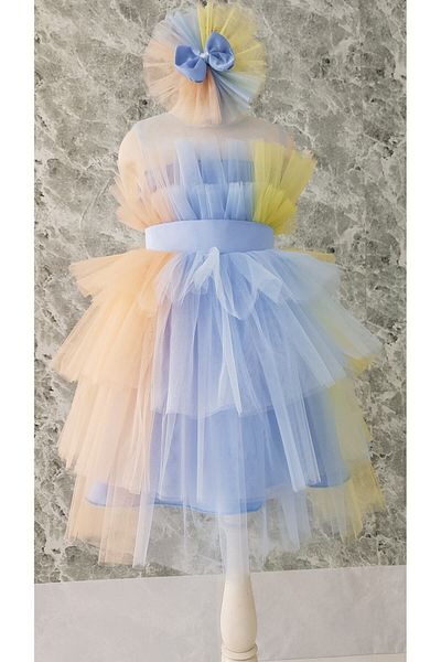 Melis Çocuk Girl's Evening Dress Dress Wedding Dress