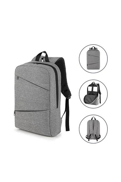 SEYFİKİRTASİYE HIGH QUALITY BACKPACK WATERPROOF LINEN FABRIC LAPTOP COMPARTMENT WITH PROTECTIVE PAD 40X30 CM