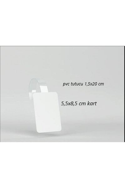 Copyder Wobbler 50 pcs PVC Holder - 1.5x20 cm Price Tag and Information Card Holder, Custom Cut