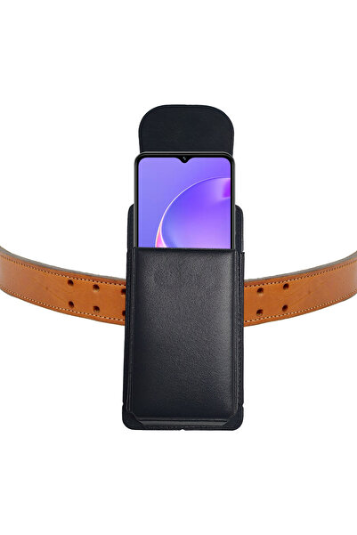 EXENAR Vivo Y17s Uyumlu Kılıfı Kemer Kılıfı | Kemere Takılan Telefon Kılıfı