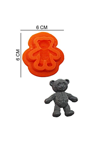 Butedo Ayıcık Silikon Şeker Hamuru, Sabun, Mum Kalıp