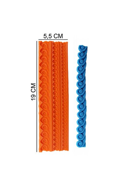 Butedo Bordür Silikon Şeker Hamuru, Sabun, Mum Kalıp