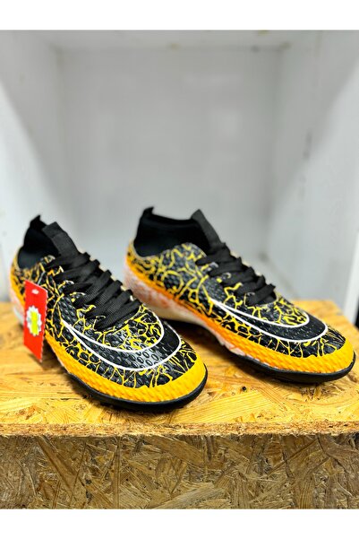 Lion 1453 Mustard-Black Unisex Halisaha Shoes