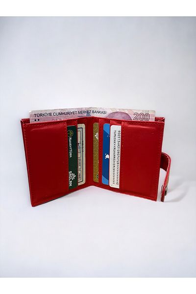 ALPEMEB Women's Card Holder Wallet with Multiple Card Compartments and Money Compartment