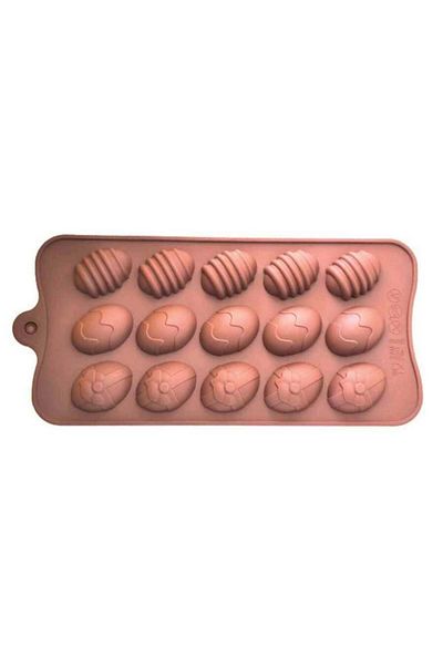 Kumsal Mutfak Egg Patterned Silicone Chocolate Mold - Ymr-21