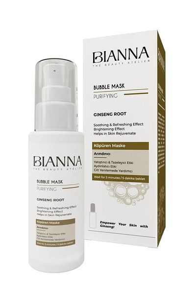 Bianna Purifying Foaming Mask in 5 Minutes| Ginseng 75 ml