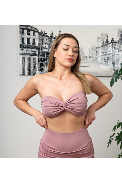 Oq بوستير قصير بدون حمالات